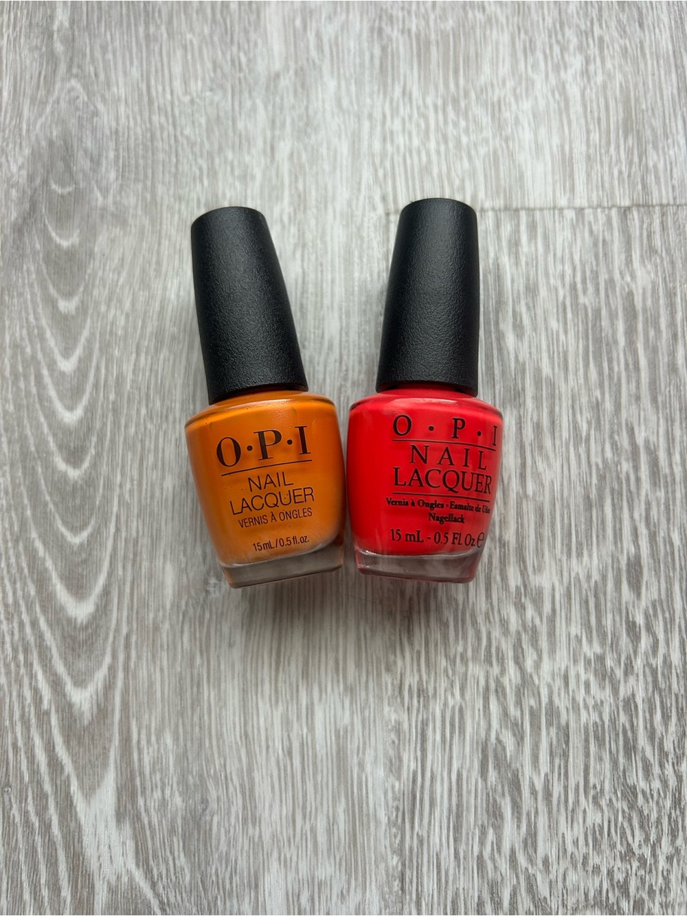 OPI  Duo - Bright Orange & Classic Red